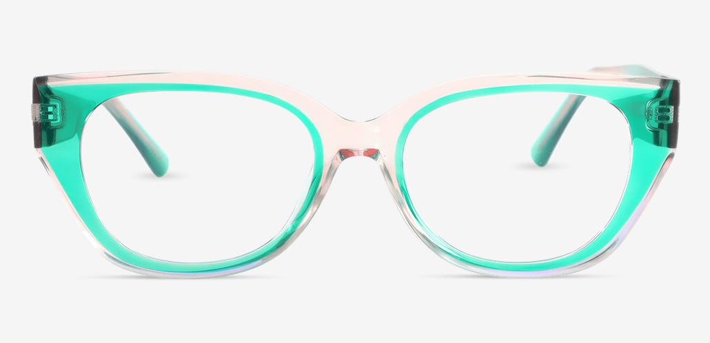 Daisy Grüne Cat Eye Brille