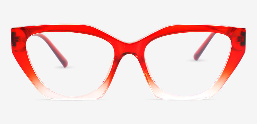 Nathaniei Red Cat Eye Glasses