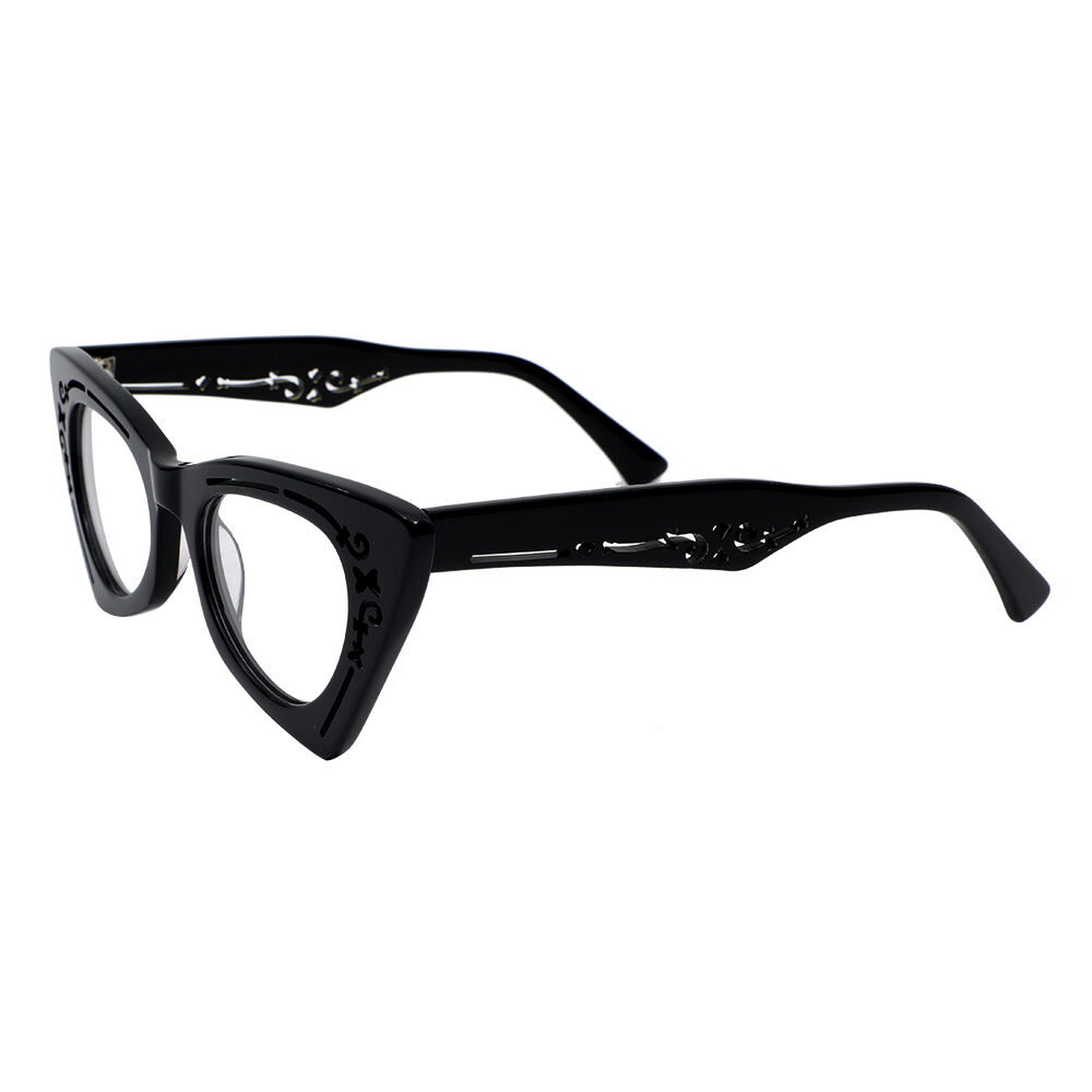 Aldrida Cat Eye Schwarze Brille