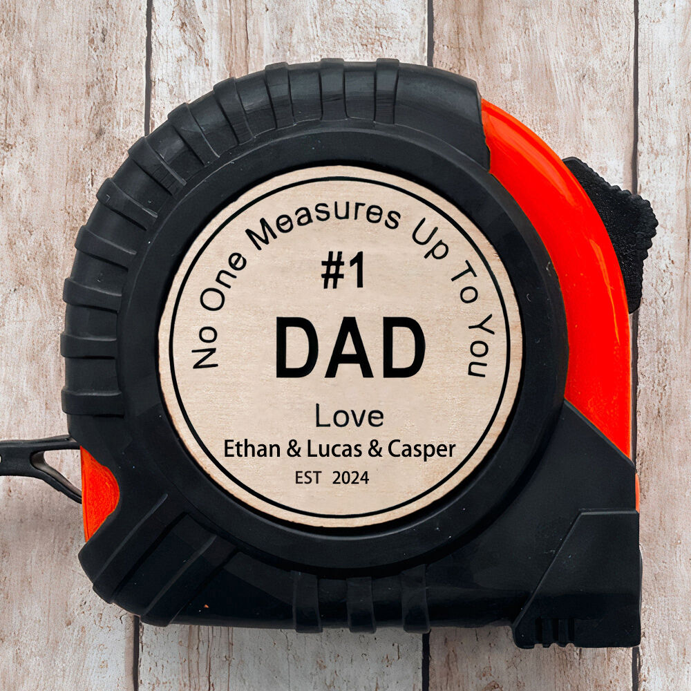 Personalized Tape Measure DIY Home Repair Tools Father’s Day Gift for Dad