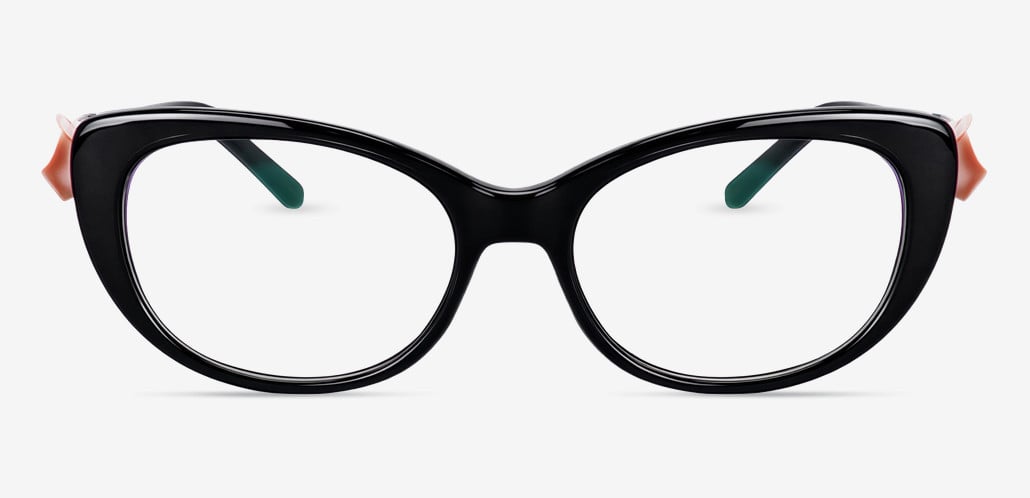 Athen Black Cat Eye Glasses