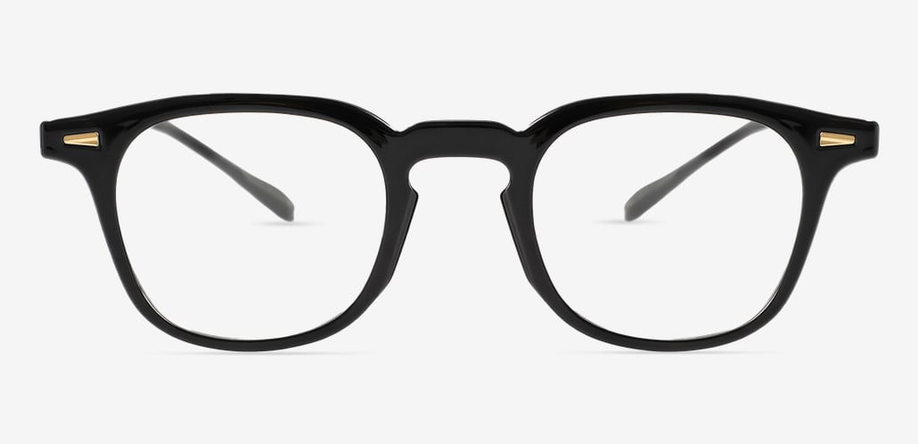 Kenneth Black Square Glasses