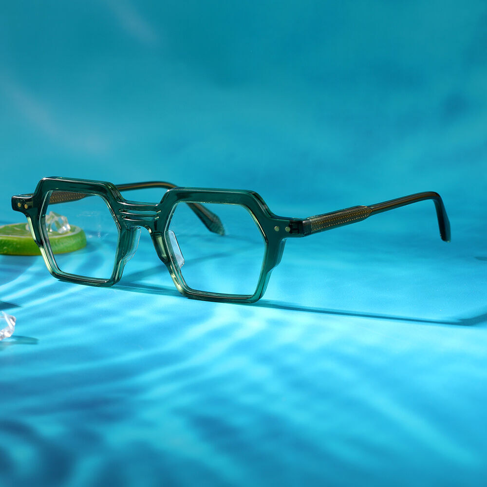 Murphy Geometric Green Glasses