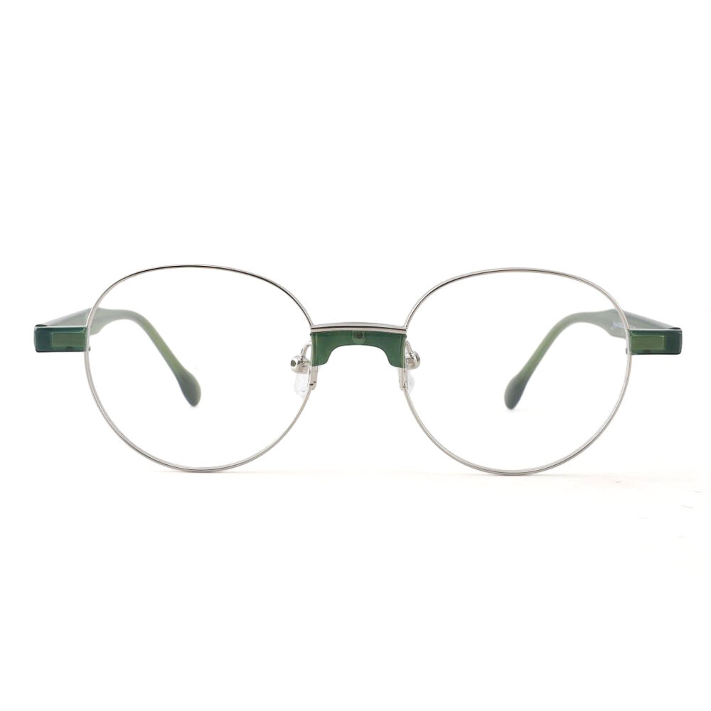 Herty Round Silver Glasses