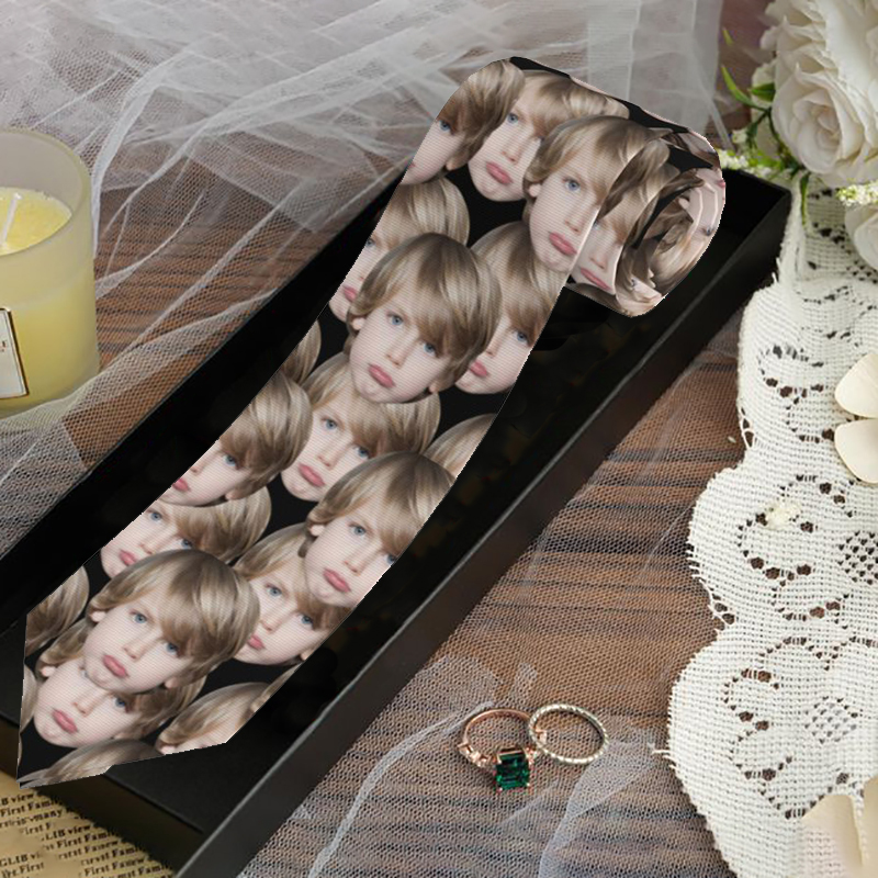 Individuelle Gesichtskrawatte Lustiges Geschenk für den Vater