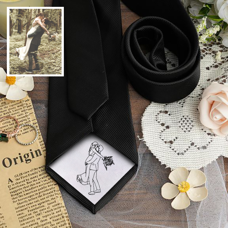 Individuelle Fotokrawatte Kostbares Geschenk für Ehemann