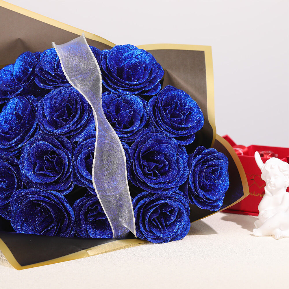 Immerwährender Rosenstrauß in mehreren Farben Warmes Muttertagsgeschenk