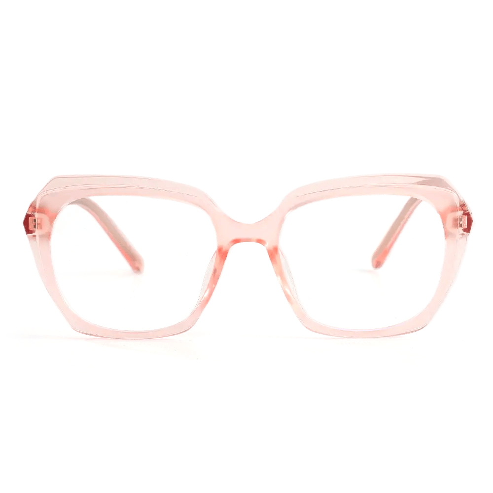 Occhiali da Vista Alberta Poligono Rosa 