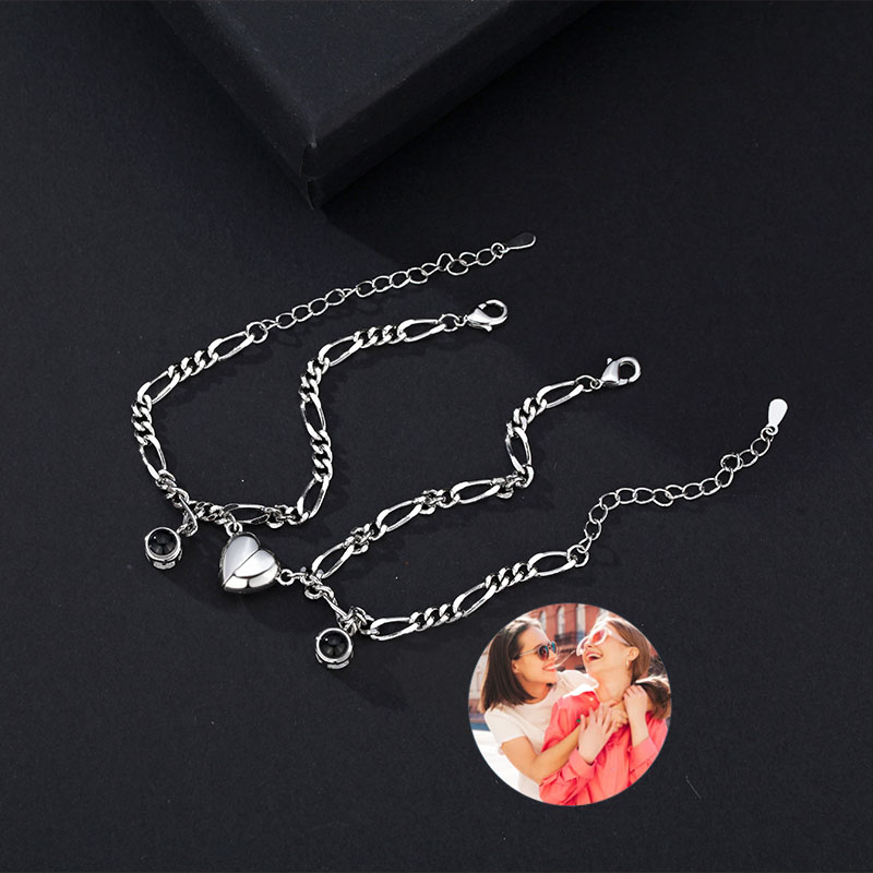 Personalized Picture Projection Bracelet for Valentine's Day