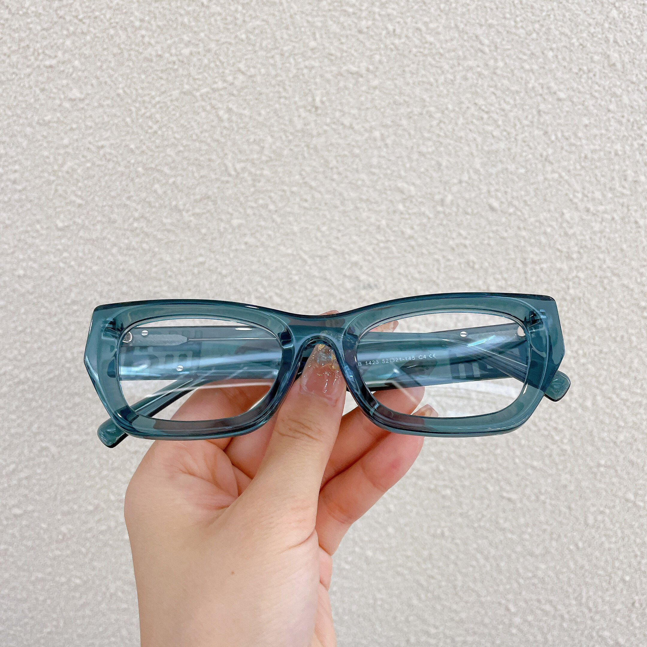 Fredo Geometric Blue Glasses