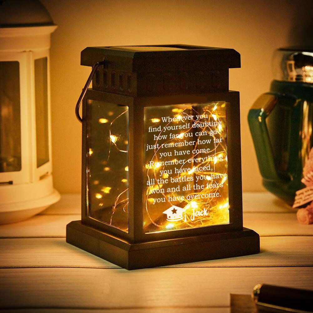 Personalized Solar Palace Lanterns Retro Landscape Lights Graduation Party Gifts for Friends