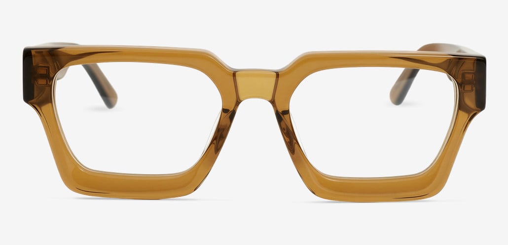 Myers Lunettes Carrées Orange