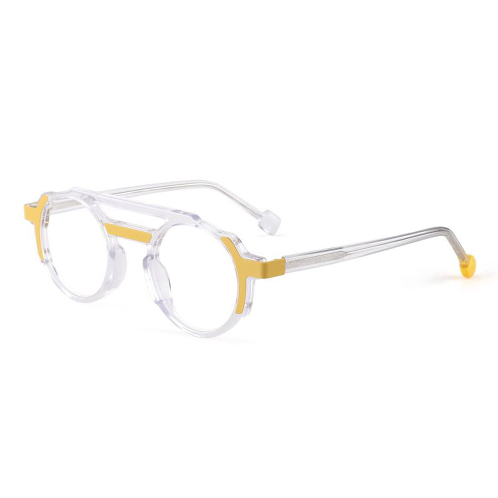 Gallup Aviator Clear Glasses