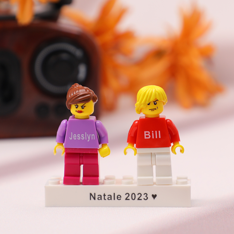 Personalized Couple Minifigures Fun Valentine's Day Gifts For Girlfriend