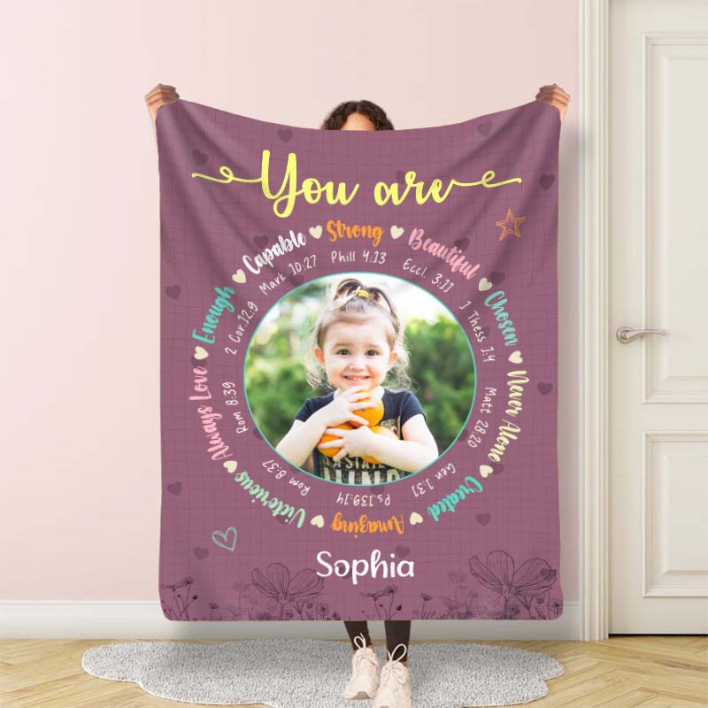 名入れ 子供 写真入り オリジナル ブランケット