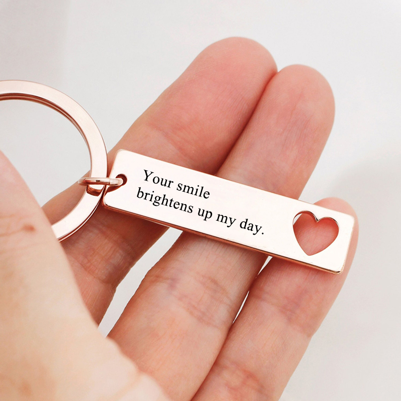 Personalized Keychain Drive Safe with Custom Message Birthstone Gift for Dad and Family