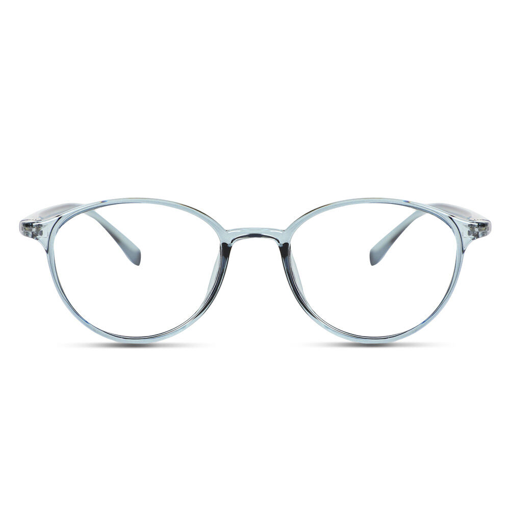 Jill Runde Blaue Brille