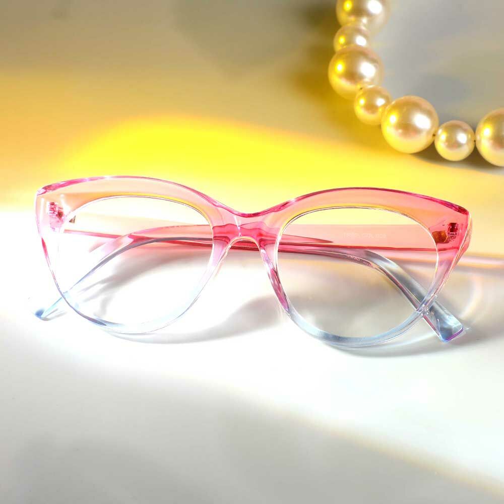 Lunettes de Vue Eleanore Cat Eye Rose