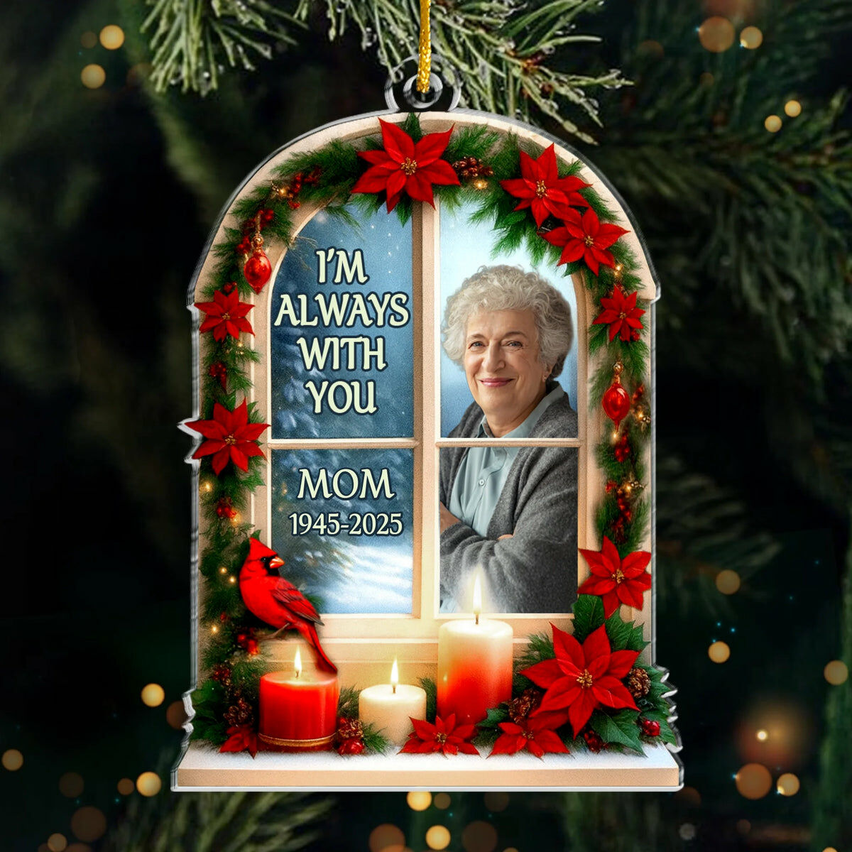 Personalized Window Hangings with Custom Photos for Loved Ones