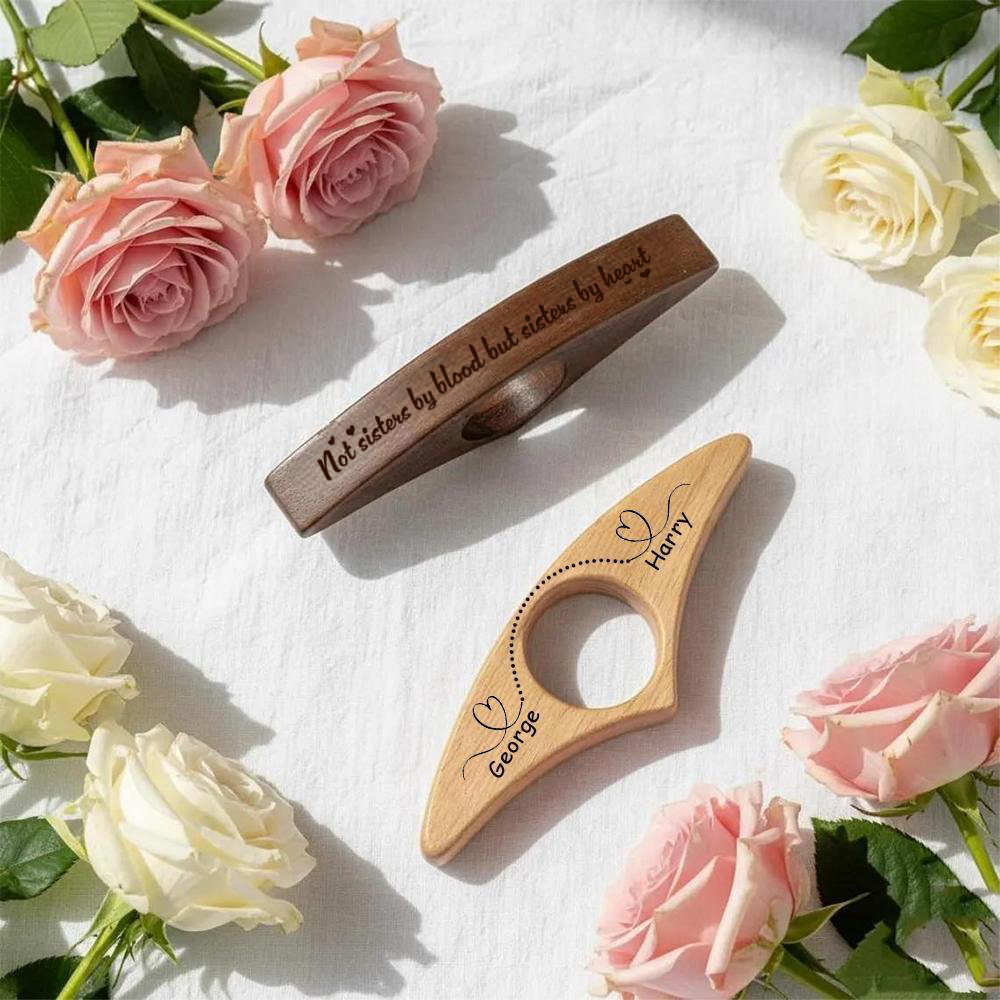 Personalisierter Buchseitenhalter Individuell gravierte Namen Perfektes Buchgeschenk für die beste Freundin