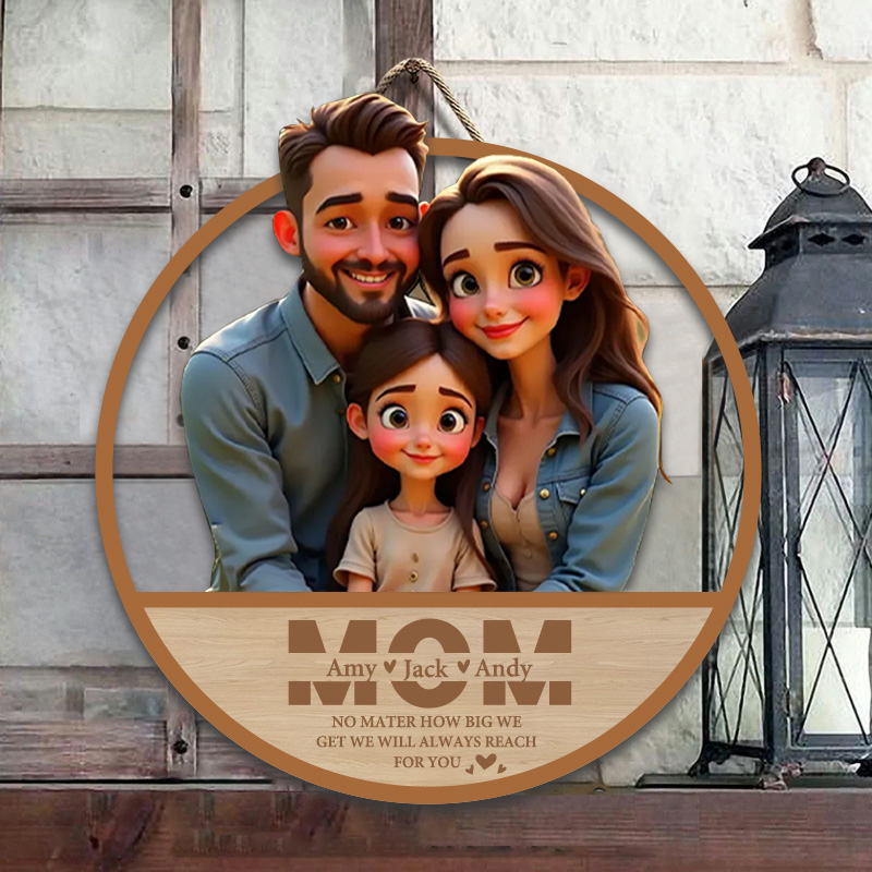 Cadre photo personnalisé avec texte personnalisé Cadeau spécial pour maman