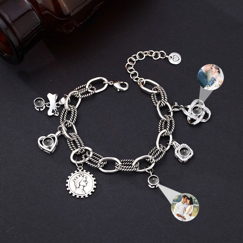 Personalized Optional Photo Projection Bracelet Creative Present for Someone