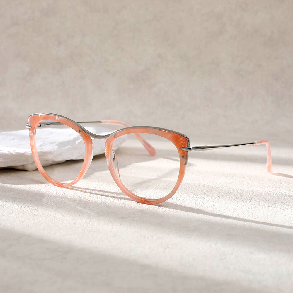 Emily Cat Eye Rosa Brille