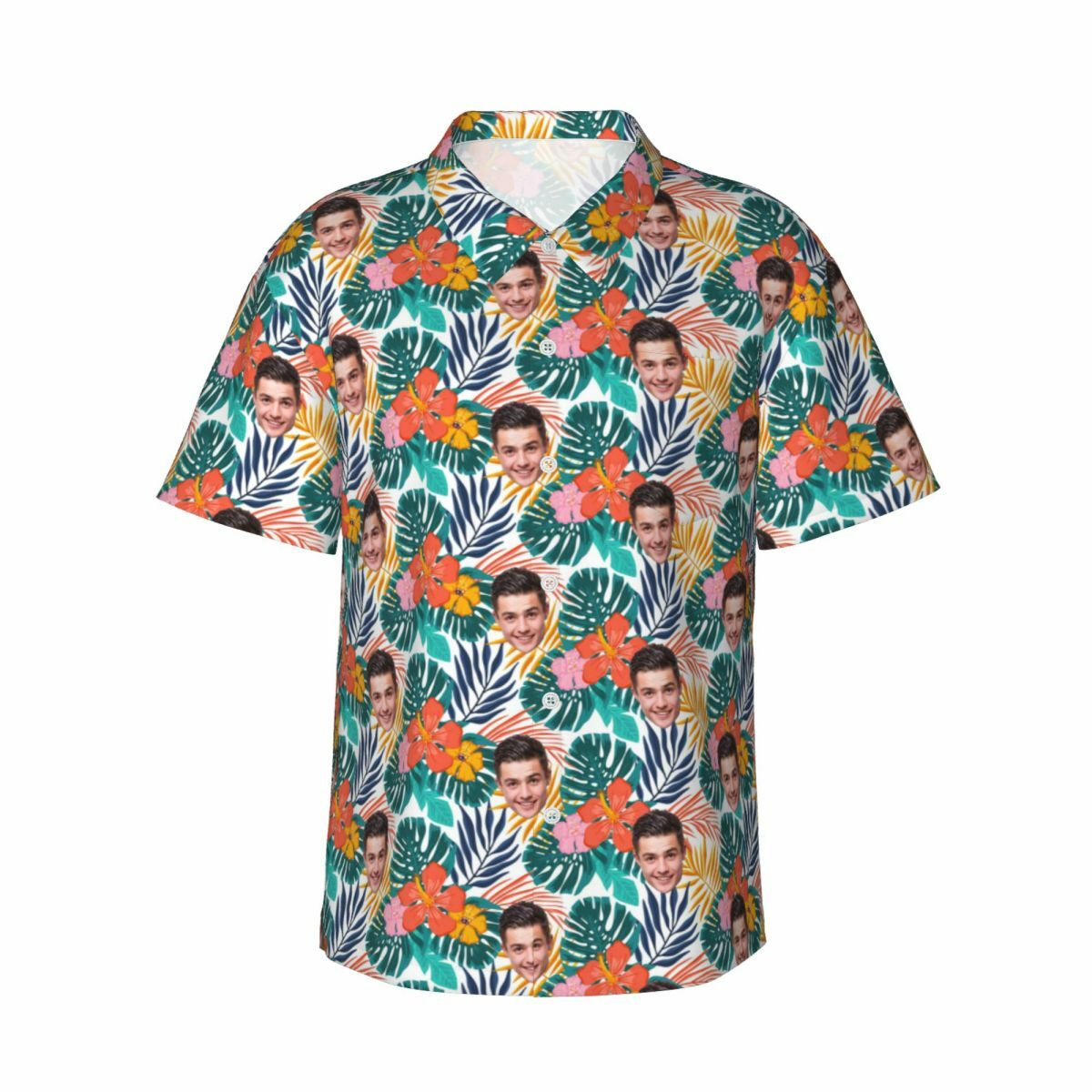 Custom Hawaiian Shirts Summer Leaves Gifts for Men