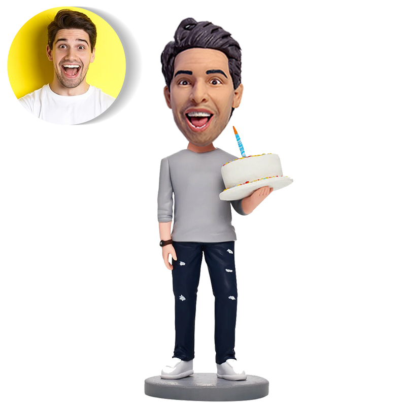 カスタマイズ 顔 似顔絵 ボブルヘッド 首ふり 人形 フィギュア そっくり