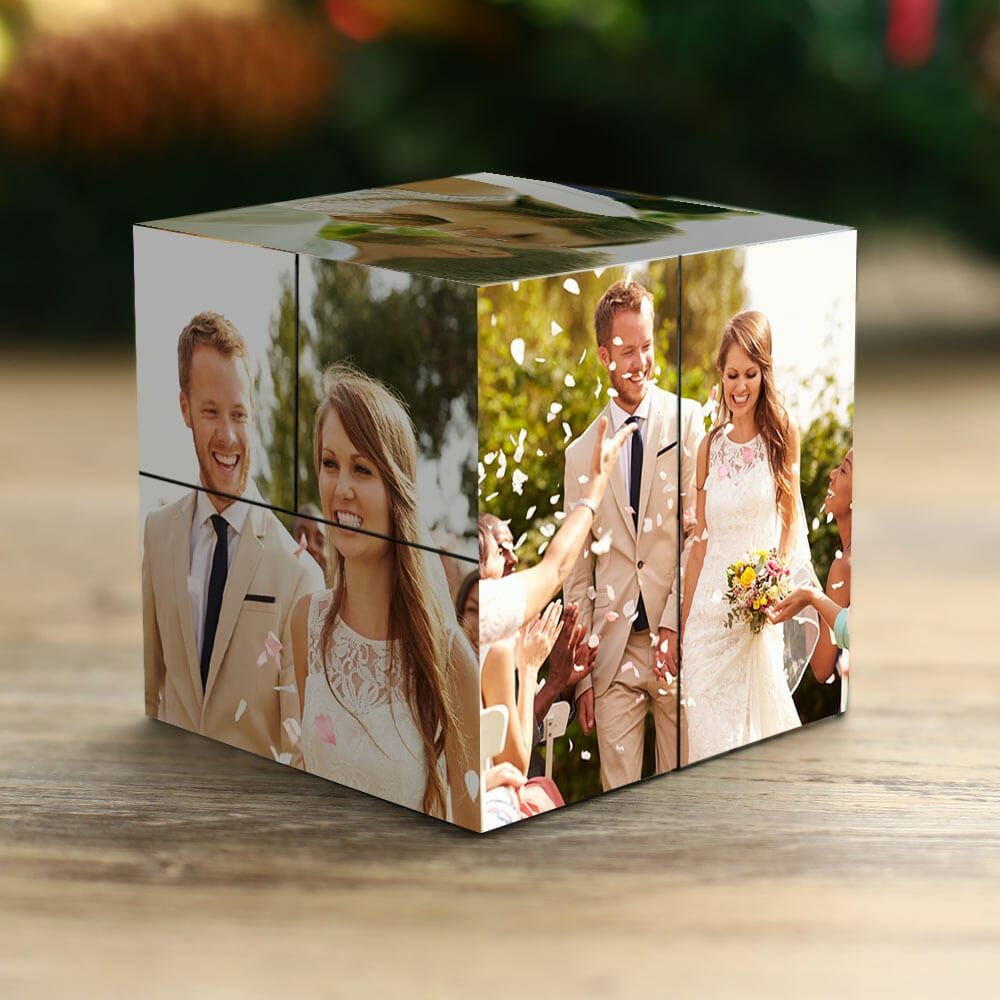 Personalized Photo Cube Fun Gift For Valentine's Day