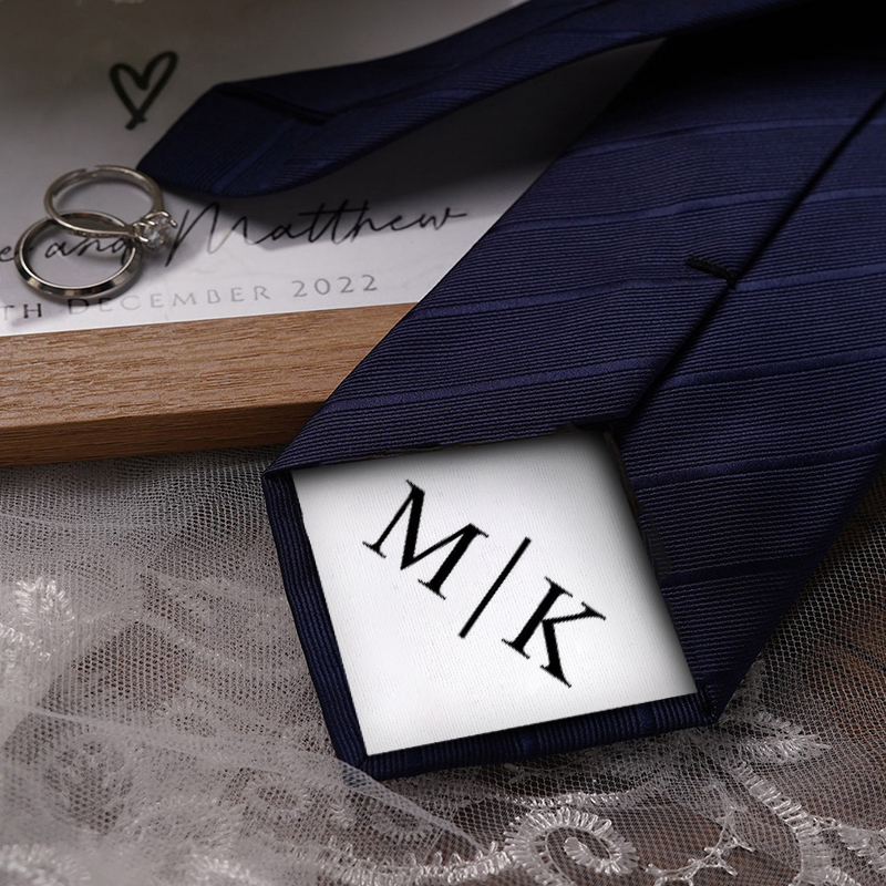 Cravate lettre personnalisée Cadeau unique pour votre amour