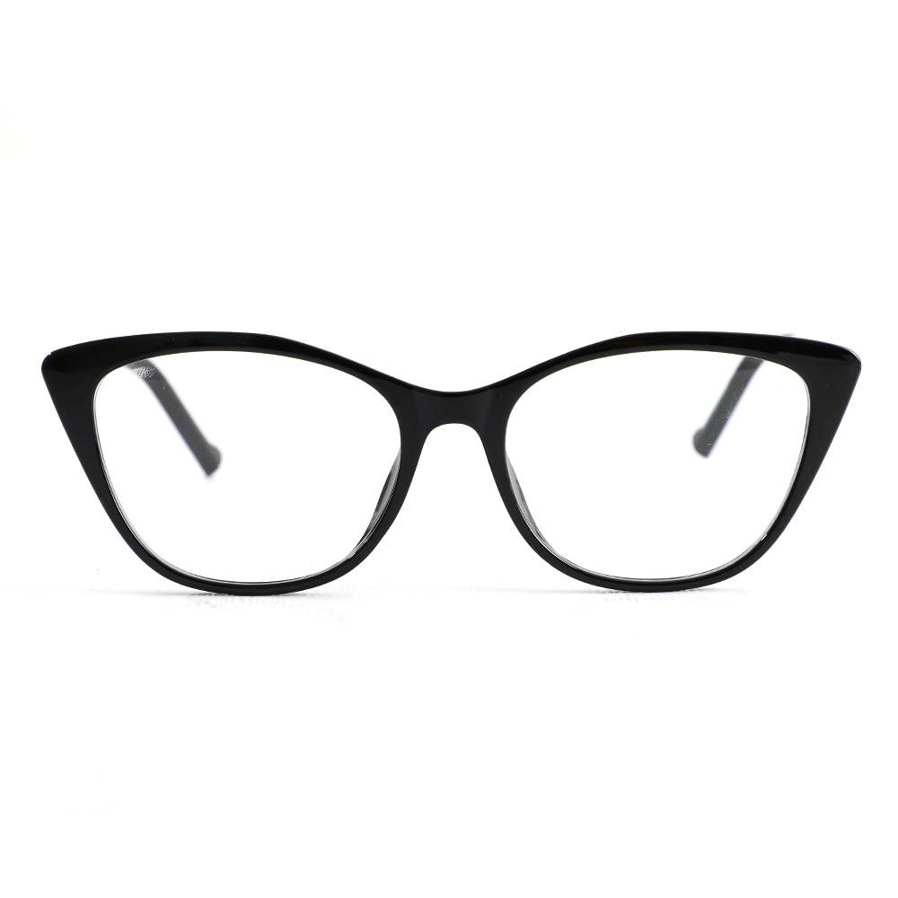 Minnie Cat Eye Schwarze Brille