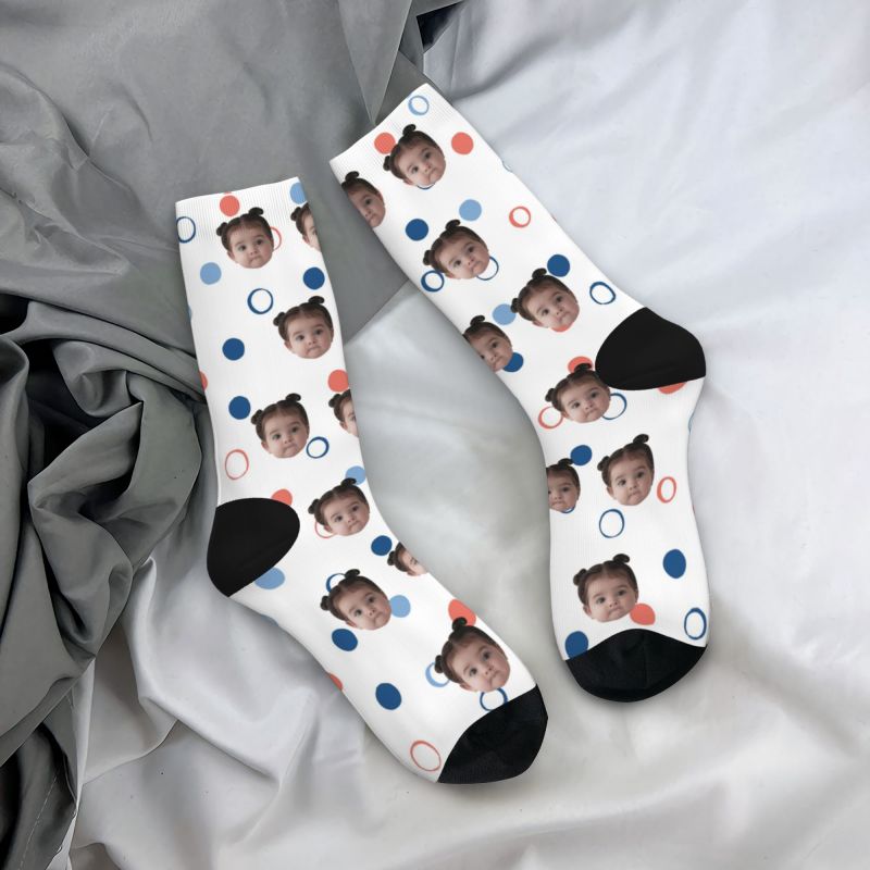 Calcetines de foto personalizados material transpirable para amigos