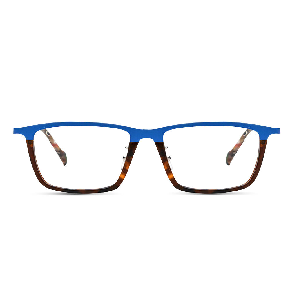 Lunettes de vue Burnal Rectangle Bleu