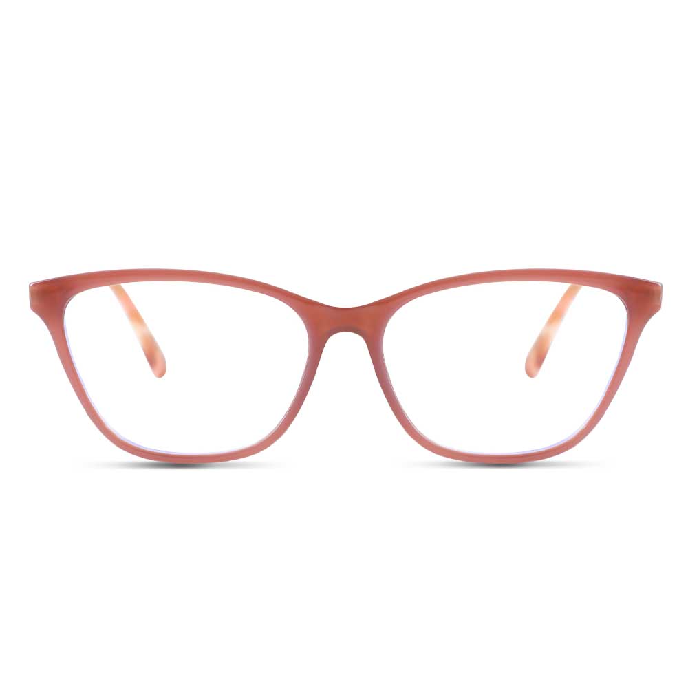Lunettes de Vue Andrew Cat Eye Marron 