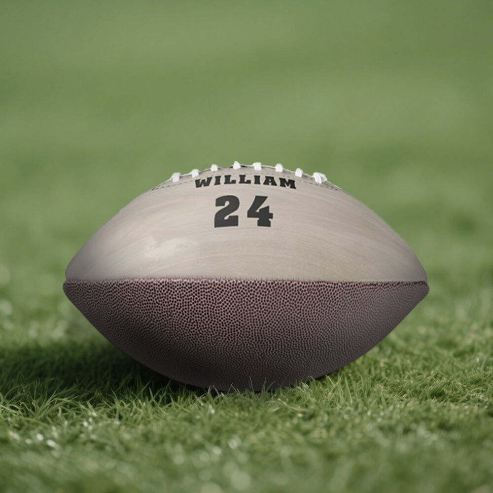 Personalized Football with Photo and Number for Back to School Gift for Kids