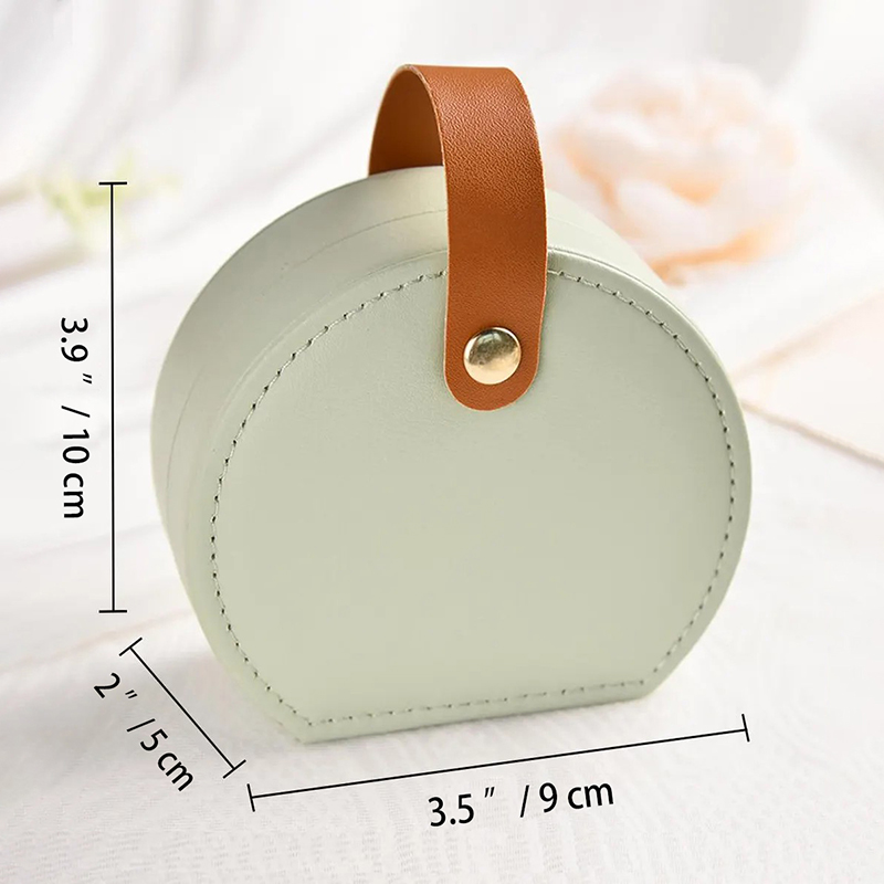 Estuche de viaje para joyas con nombre personalizado y diseño de corazón, regalo romántico para esposa