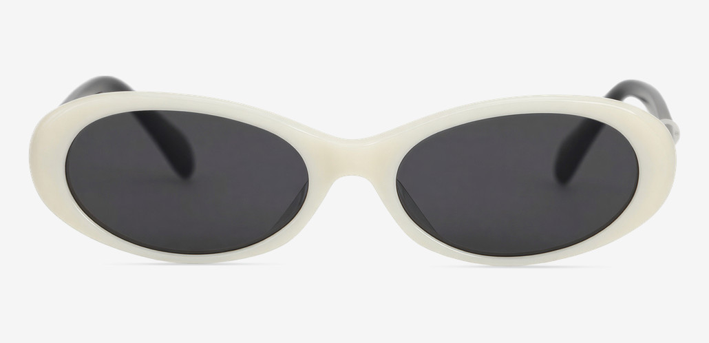 Mitchell Gafas de sol Ovaladas Blancas
