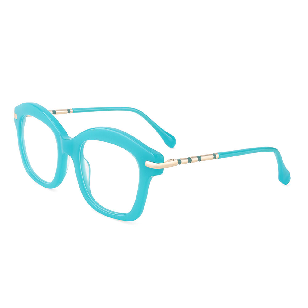 Alice Square Blue Glasses