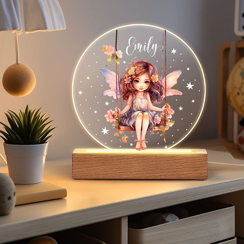 名入れ アクリル テーブルランプ オーダーメイド