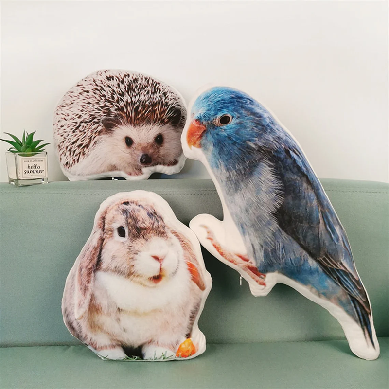 Custom Pet Full Body Photo Pillow 3D Portrait Pillow Gift for Friend