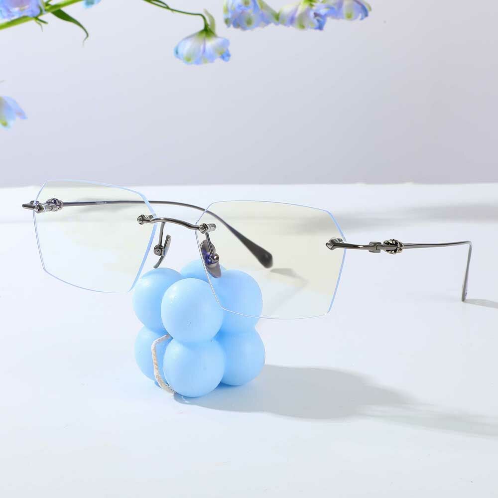 Occhiali da Vista Montague Rettangolare Piombo