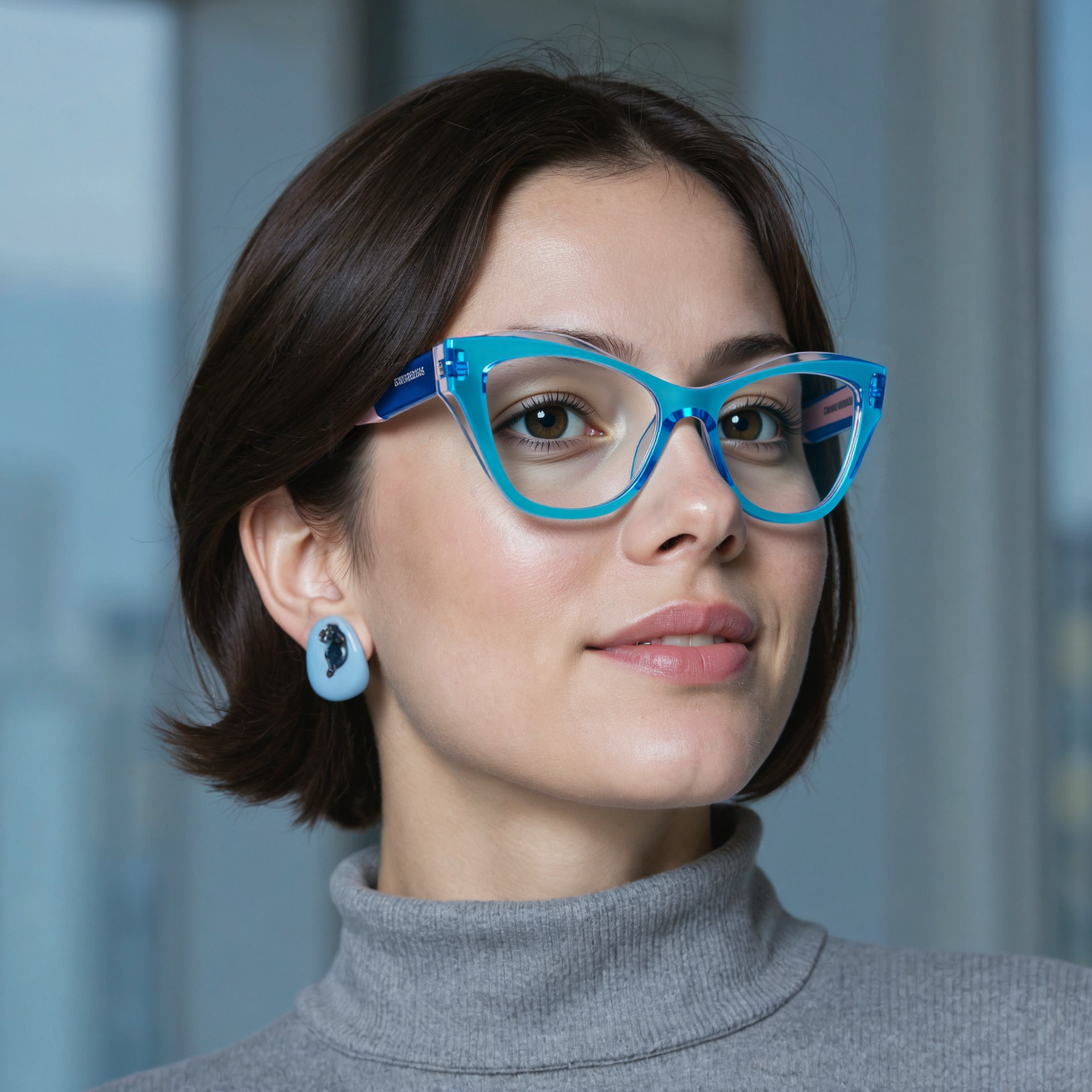 Occhiali da Vista Turner Cat Eye Blu