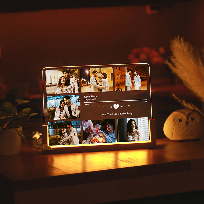 Personalized Picture Night Light Special Design Creative Present for Your Love