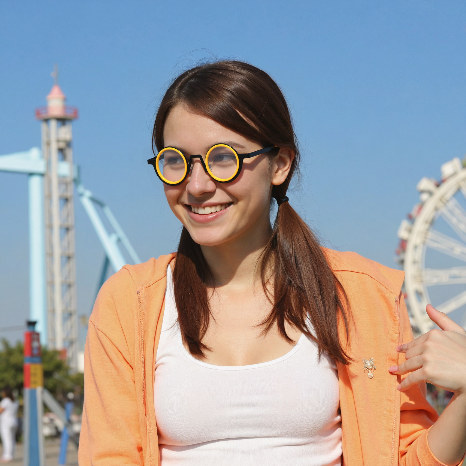 Lunettes de Vue Careg Ronde Noir