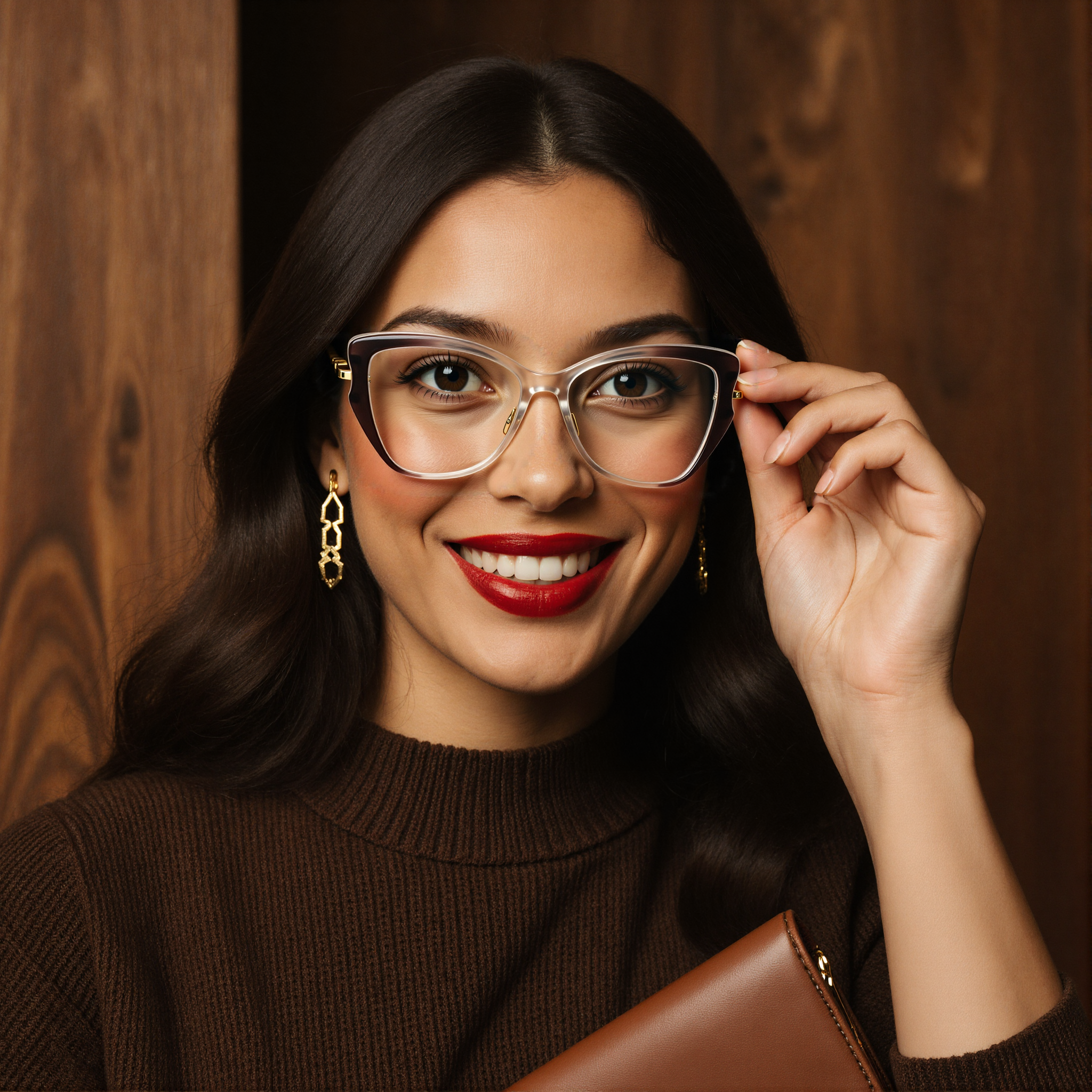 Blake Cat Eye Braune Brille