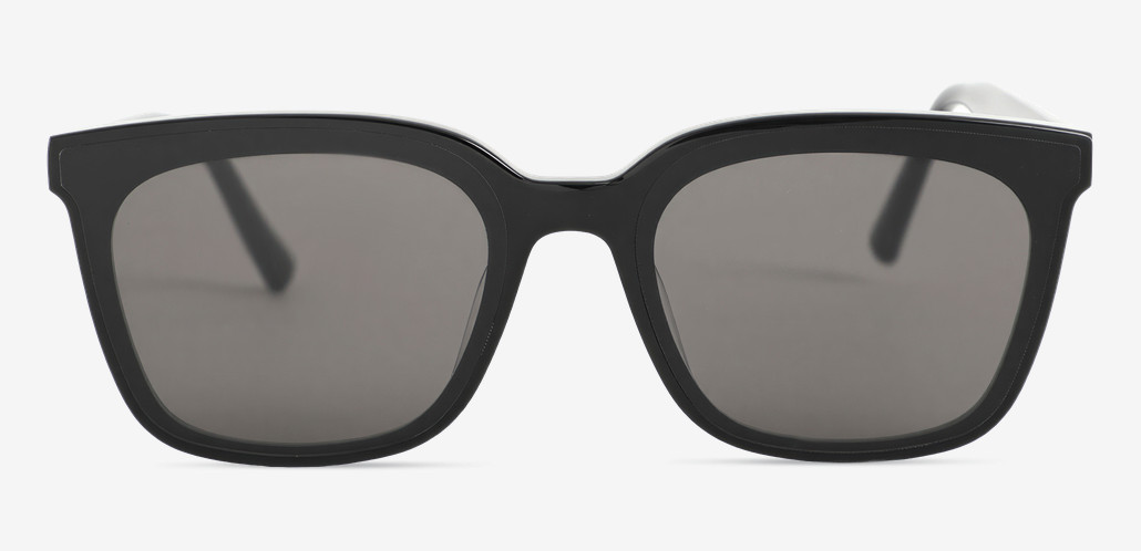 Amy Black Square Sunglasses