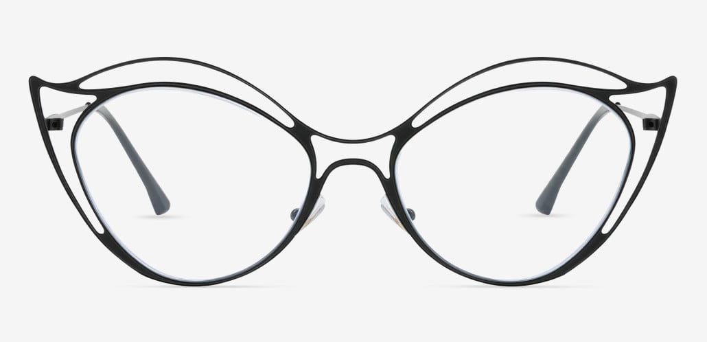 Bentham Black Cat Eye Glasses