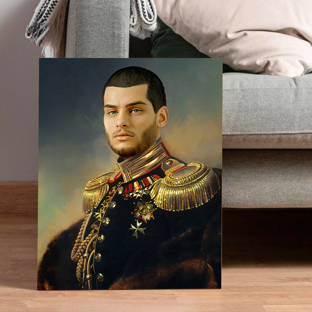 Customizable Portraits Add Head Photo "The Sovereign" Royal Picture Frame