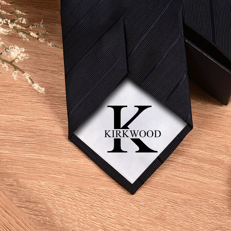 Cravate personnalisée avec lettre Cadeau pour frère